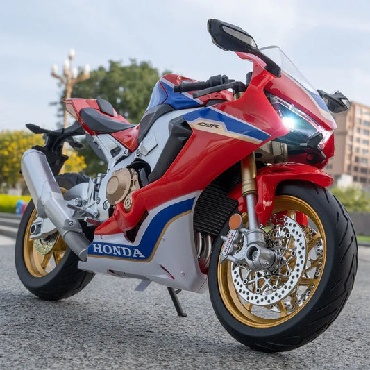 1:9 Honda CBR 1000RR Monkey Motorcycles Toys Alloy Cars Miniature Models Wheel Turned with Light Vehicles Boys Festival Gifts