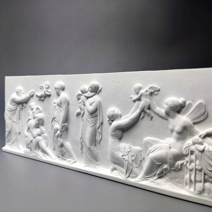 Nordic Retro Art Ornaments Ancient Greek Plaster Relief Room Decor Modern Home Office Cabinet Decor Room Luxury Decorations