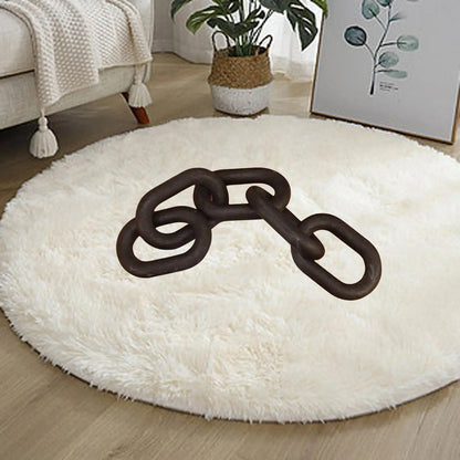 Wooden Chain Link Bohemian Art Hand Carved Modern Ornament Crafts for Farmhouse Bedroom Coffee Rustic Decoration