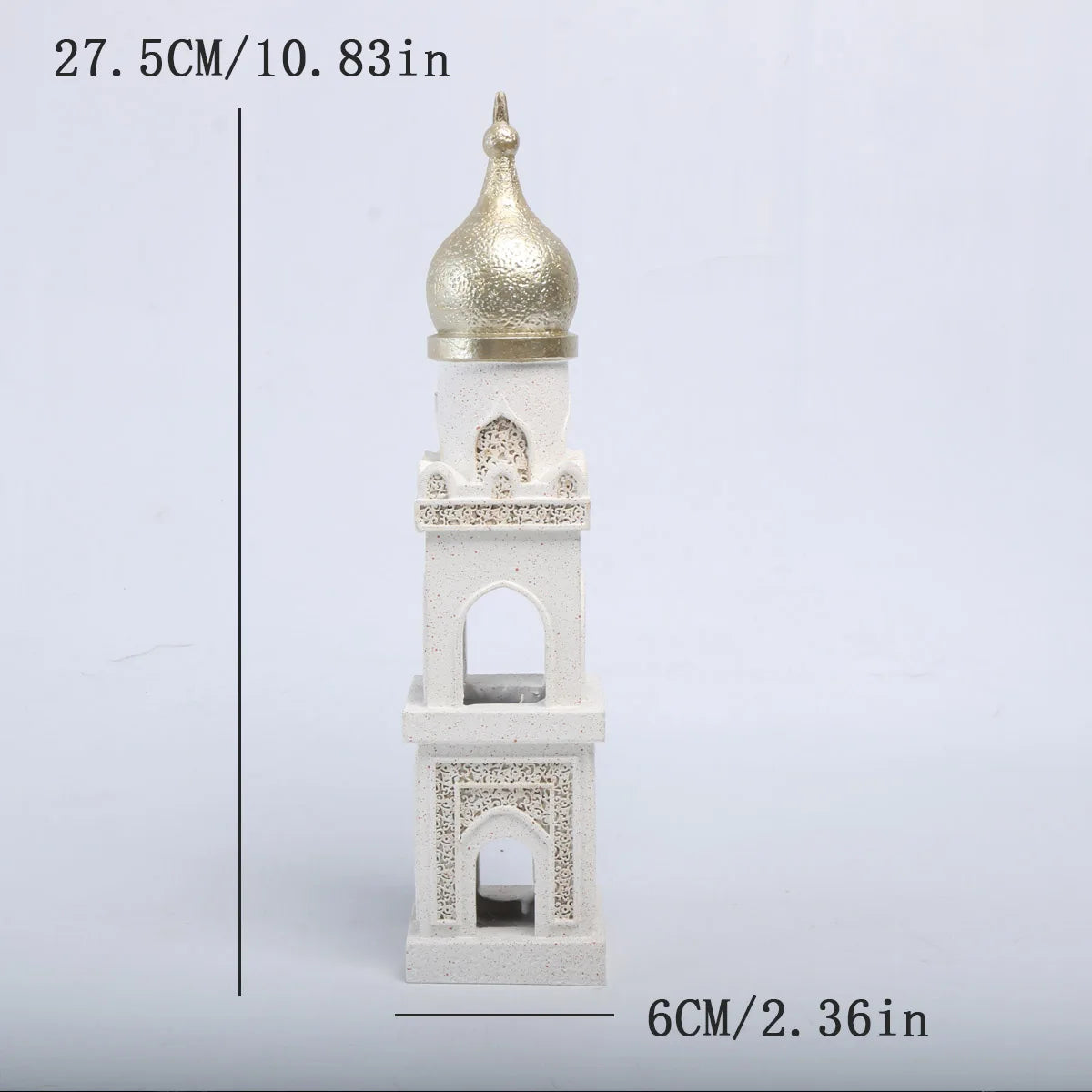 1pc Middle Eastern Style Resin Statue Decor, Indoor Ornament for Living Room, Multi-Room Compatible, No Power Required