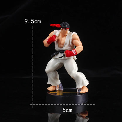 Anime Ken Masters Hoshi Ryu Action Figure PVC Toys Cute Street Fighter Game Dolls Room Decor Birthday Gift For Boys