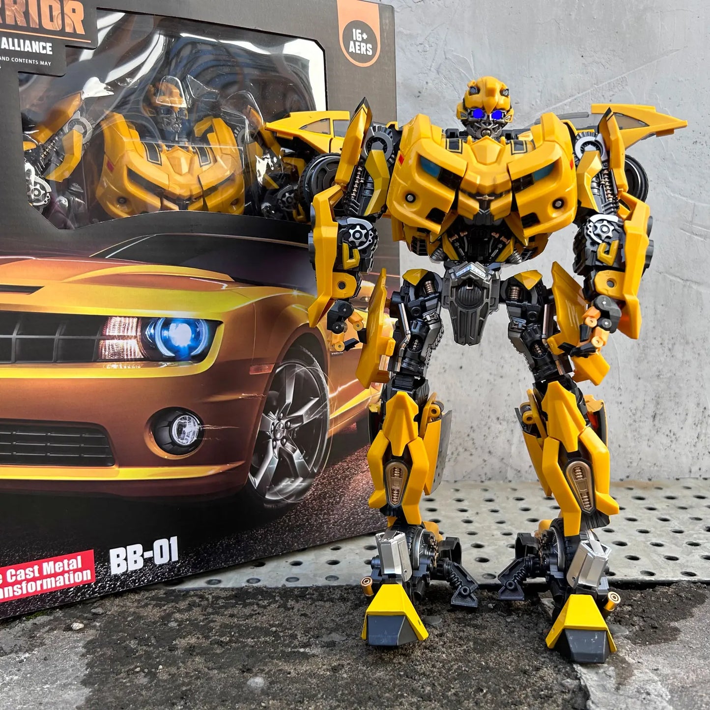 BMB Black Mamba Transformation MasterPiece BB01 BB-01 Bee Oversize 28cm Movie Alloy Action Figure Robot Toys KO