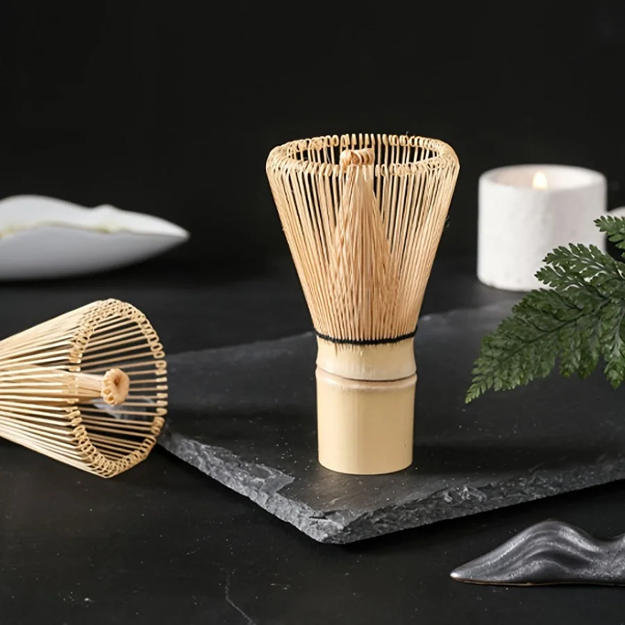 2PCS/4PCS/7PCS/Set Japanese Matcha Set With Tool Holder, Including Bowl, Cloth, Spoon, Tea Whisk Stand, Strainer, Tea Whisk, Per