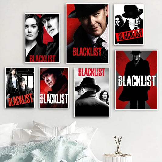 TV The Blacklist Poster Home Room Decor Livingroom Bedroom Aesthetic Art Wall Painting Stickers