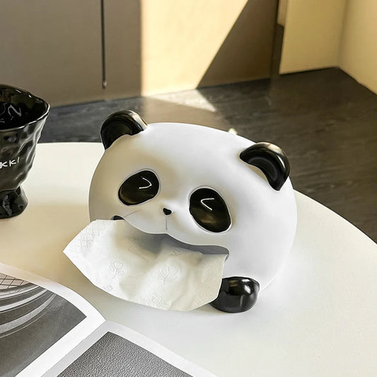 Cute Cartoon Panda Tissue Box Coffee Table Desk Decoration Cute Animal Tissue Box Bedside Table Tissue Box