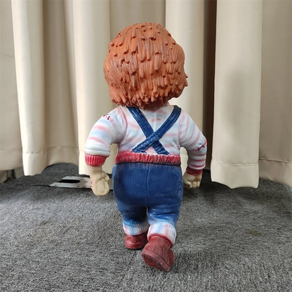 Big Chucky Doll Original Seed 1/1 Stand Statue Horror Movie Figure Doll Holiday Gift Chucky Doll Halloween Decoration Props