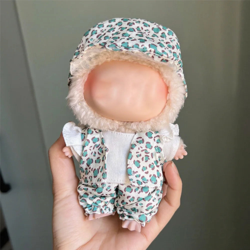 Plush Doll Clothes 15-17cm Lafufu Clothes Designer DIY Toy Dress Up Party Gift Doll Accessories for Keychain Pendant Decoration