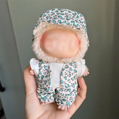 Plush Doll Clothes 15-17cm Lafufu Clothes Designer DIY Toy Dress Up Party Gift Doll Accessories for Keychain Pendant Decoration
