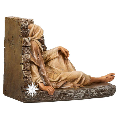 Figurine de compassion 14,5 cm H, sculpture de la vie du Christ Jésus, statue de bénédiction du Christ, statue d'église, décoration de la maison, ornement antique