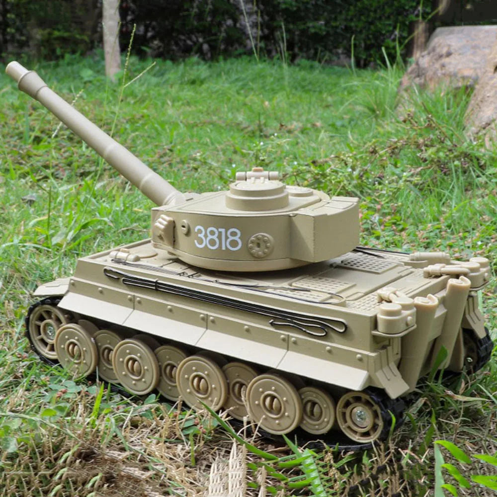 1:32 Alloy Tiger Tanks Toy Diecast Models Cars Spray Version Wheel Pull Back Light Sound Miniature T-90 Tank Kids Birthday Gifts