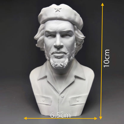 Che Guevara Model Plaster Figure Sculpture Art Decoration Ornaments Interior Art Living Room Figurines Desktop Decor Statue