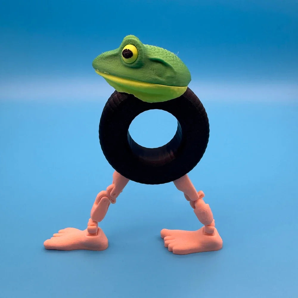 New Tung Tung Tung Sahur Figure Desktop Decoration Articulated Tralalero Tralala Figure Ornament Funny Doll 3D Printed Toys