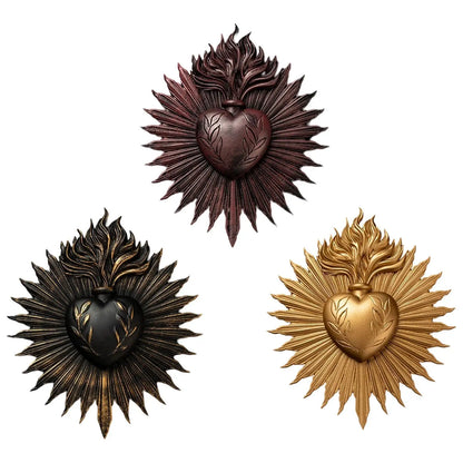 Gothic Heart Wall Decor Wall Plate for the Sacraments de cleanings lounge