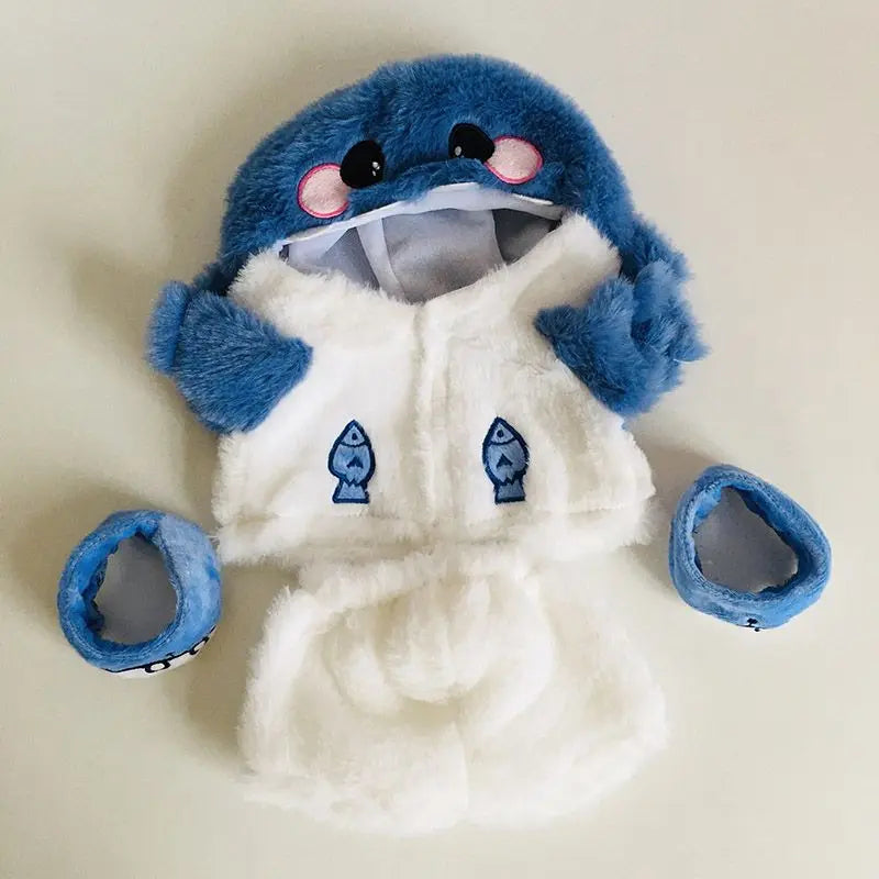 30cm Doll Lina Doll Clothes Plush Toy Set Teddy Bear Kawaii Anime Accessories Dress Up Cute Cartoon Friends Holiday Gift