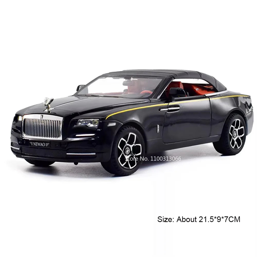 1:24 Rolls Royce Phantom Dawn Miniature Models Cars Alloy Diecasts Toys Vehicles Model Pull Back Car Toys Boys Festival Gifts