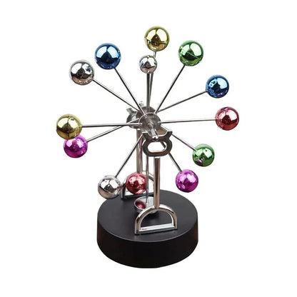 Pendule de Newton à mouvement perpétuel, grande roue miniature, modèle céleste éternel, berceau de Newton, ornements magnétiques, décoration de maison