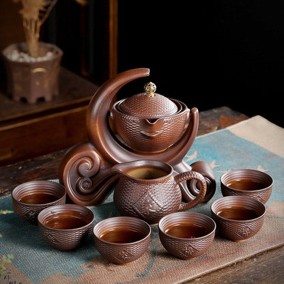 Ceramic semi-automatic creative teapot - ACACUSS