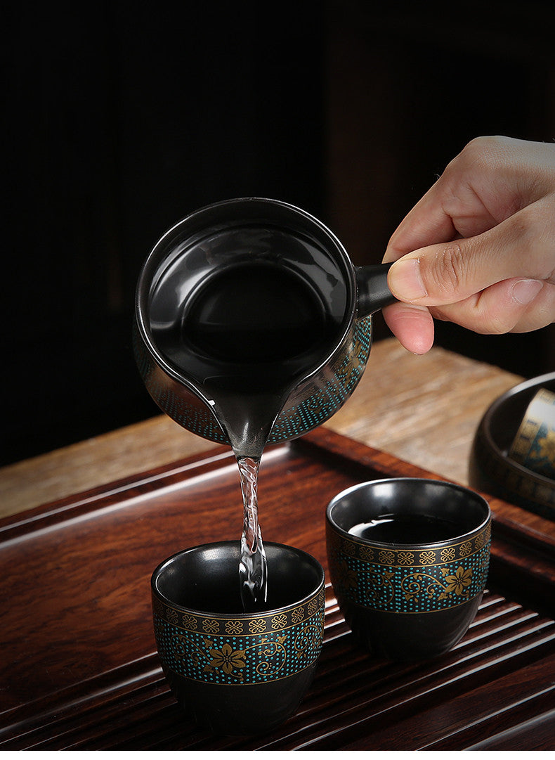 SET complet de service à thé Kung Fu automatique en céramique