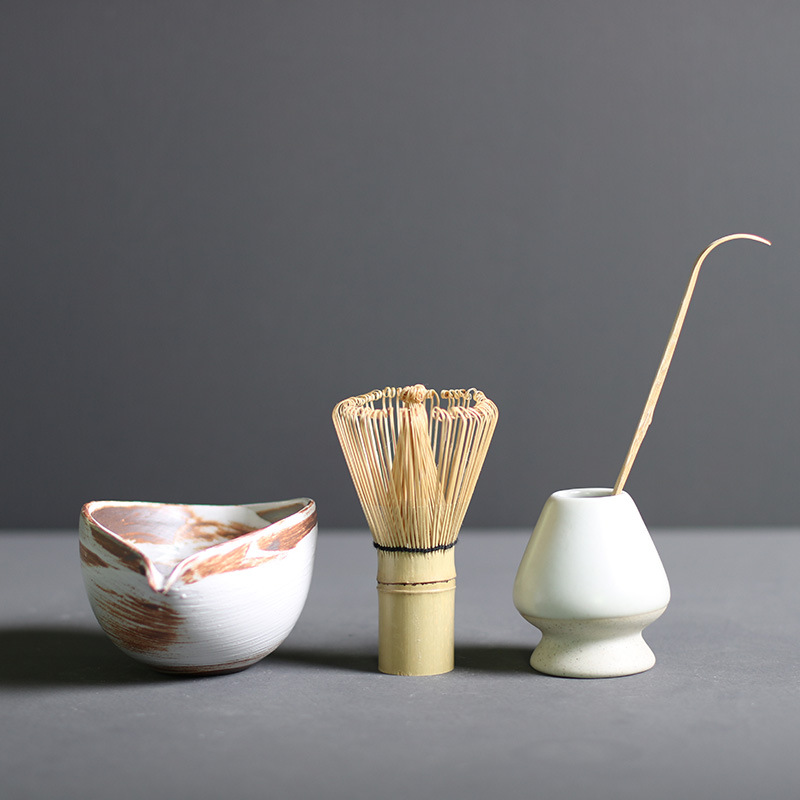 Japanese Matcha Set Safe Bamboo Whisk Teaspoon Tea Sets Indoor Beverag