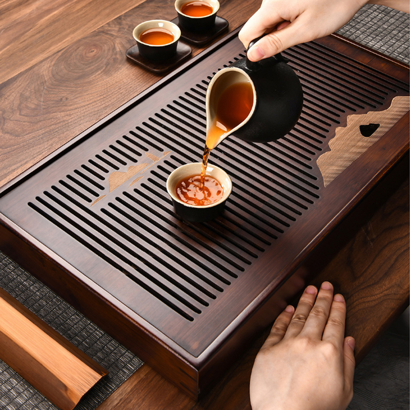 TRE TEABLE DRADAGE Vannlagring - Tea Tray Gong Fu
