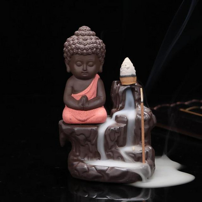 Brûle-encens Cascade de Fumée Bouddha