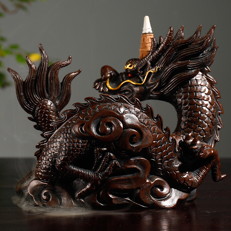Incense Burner Dragon - acacuss