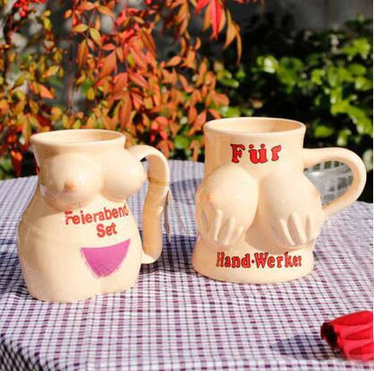 Mug Boobs Handmade - Tits Besar Mug 450ml