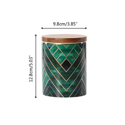 Céramique kaffeedose luftdicht kaffeebehälter | Teedosen aus Keramik, Retro-Steingut, luftdicht