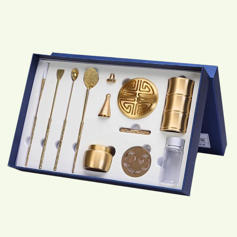 Powder Incense Burner Brass Kit