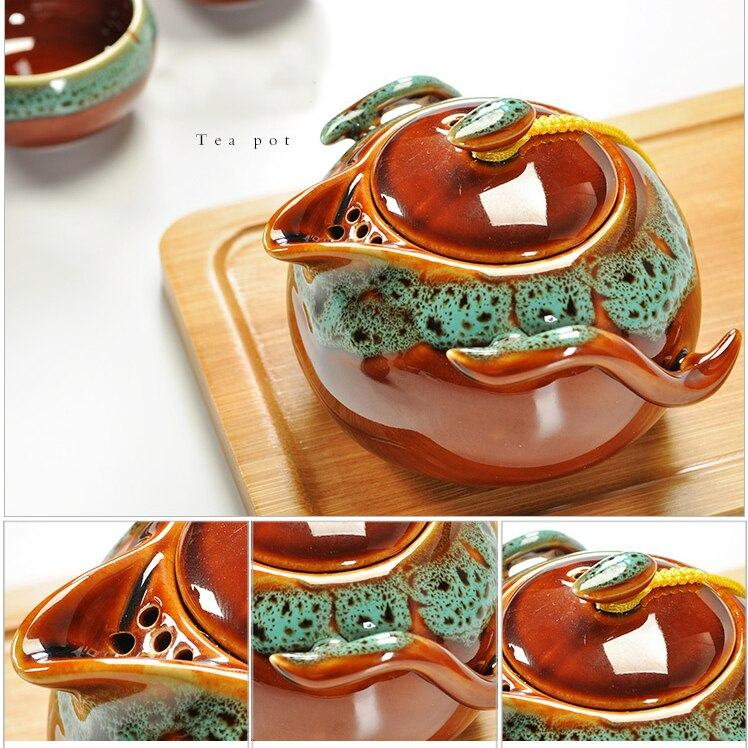 Ceramic Portable Tea Set - acacuss