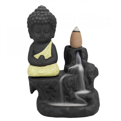 Rauch-Wasserfall-Räuchergefäß Buddha