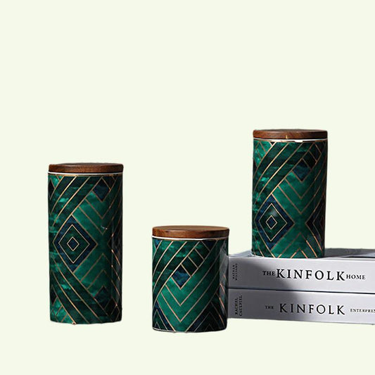 Céramique kaffeedose luftdicht kaffeebehälter | Teedosen aus Keramik, Retro-Steingut, luftdicht
