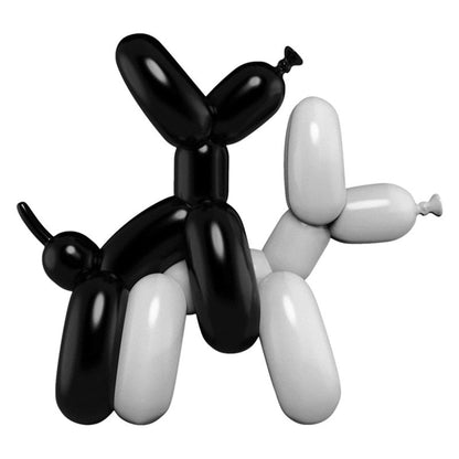 Nordic Creative Balloon Dog Cute Resin Animal Desktop Statue Living Room Bedroom TV Cabinet Decoration