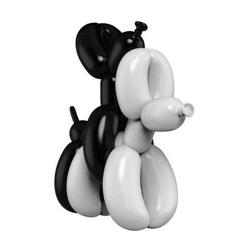Nordic Creative Creative Balloon Dog Cute Resina Animal Desktop estátua da sala de estar Decoração de armário de TV de TV