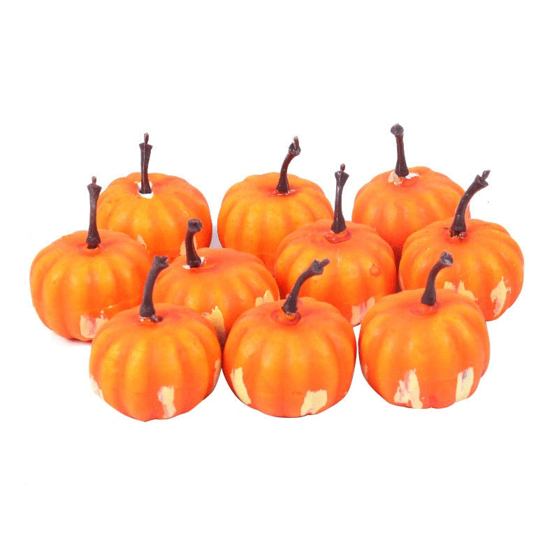 Kunstmatige esdoornbladeren mini pumpkin dennenbekleding eikels eikels thanksgiving Halloween Decoration Photography Props Diy Crafts