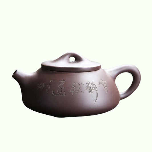 Yixing surová ruda Purpurová písek Shidiao Pot Tradiční vzor fialový hlinitý konvice Teapot ručně vyráběný konvice čajový hrnec Kung fu Teaware 185ml
