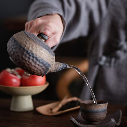 Japanese ceramic kyusu teapot kettle chinese kung fu tea pot drinkware 200ml