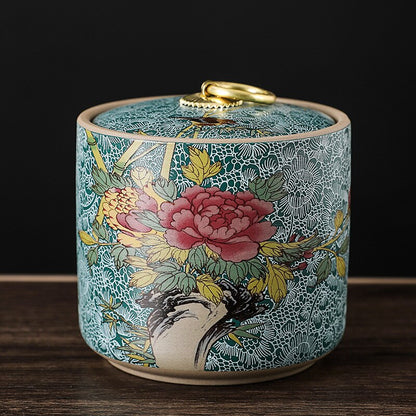 Ceramic Cremation Urns Handmade Ceramics Chinese Style Cremation Urn for Human Or Pet Ashes Cats Dogs Animals Reptiles