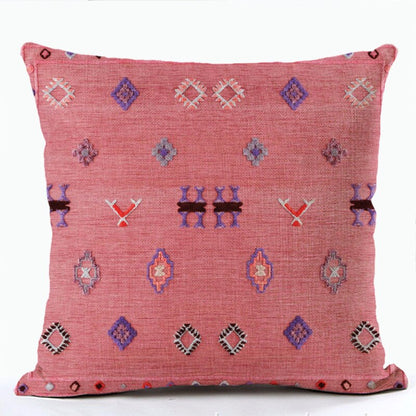 Богемные узоры льняные подушки случай многоцветных абстрактные этническая геометрия печать декоративные подушки корпус диван диван