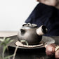 Théière en fer doré glaçure Style japonais Vintage en céramique Mini Kung Fu service à thé théière Portable 200 ml théière unique bureau ménage