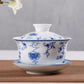 Gaiwan – soupière à thé en céramique de 150ml, ensemble de pots en porcelaine de Style chinois, bouilloire de voyage, tasses à thé peintes à la main, accessoires de service à thé, 1 pièces