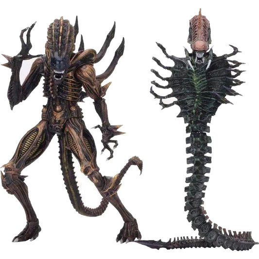 NECA Alien vs Predator Figura Scorpion Snake Alien 18cm 13th Sgt Apone Kenner Ação Figura Modelo de brinquedo Presente