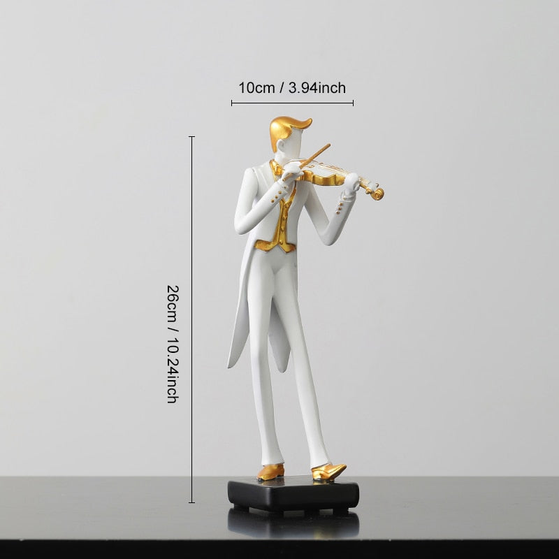 Statue umana golf resina arte creativa scultura per uffici decorazioni per ufficio accessori moderni artigianato figurine figurine per la casa