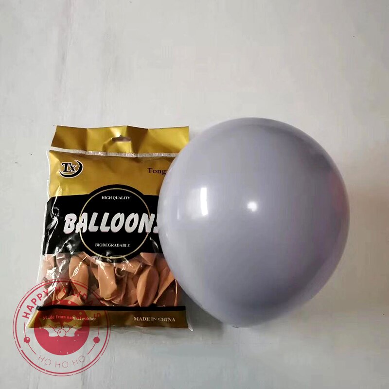 10 pulgadas de 12 pulgadas Retro Color Balloon Decoración de fiestas temáticas personalizadas Baby Shower Escena de cumpleaños de la boda Decoración del arco del juguete