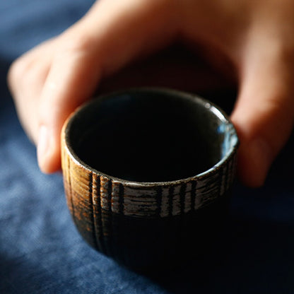 1 Nastavit vynikající japonský styl keramika Sake Cup Sake Pot Retro Sake Sake Japonská retro jednoduchý keramický pohár a sada hrnce