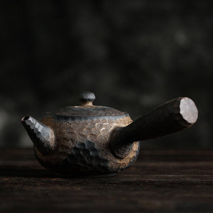 Théière japonaise en céramique kyusu, bouilloire à thé kung fu chinois, verres à boissons 200ml
