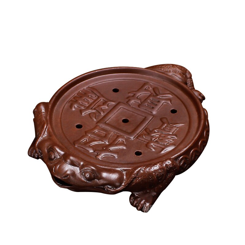 1piece Purple Clay Tea Trays pet Mascot China Business Gifts Home Decoration Wedding Gift