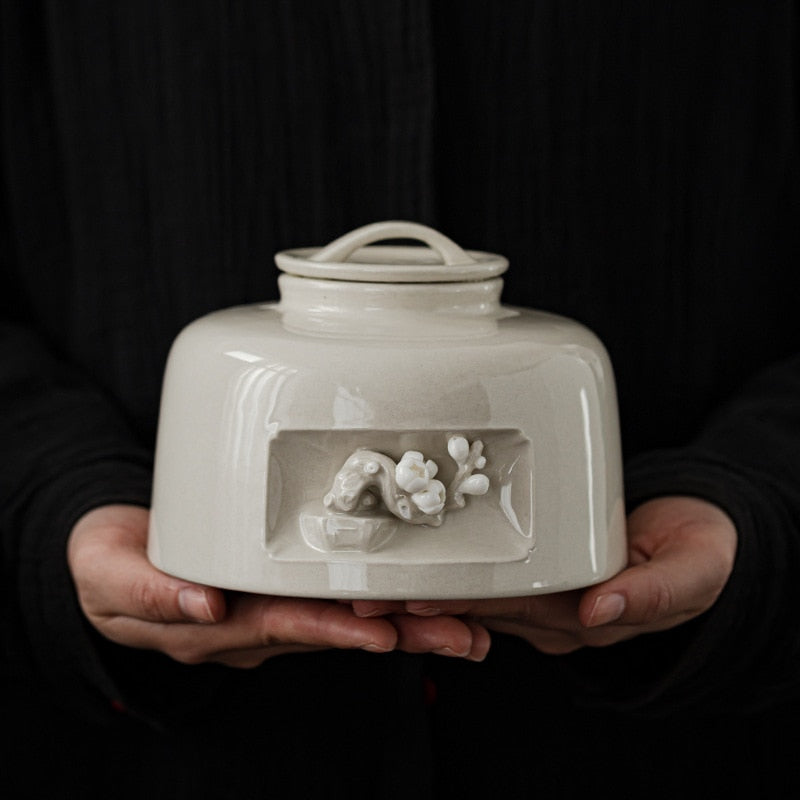 Small Pet Memories Beerdigungsurne, Urne für Tierasche, handgefertigt aus Keramik 