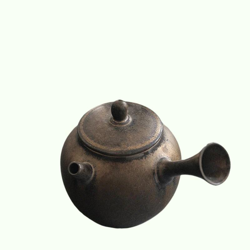 Japońskie ceramiczne kyusu teapots herbata czajnik chiński herbatę napój napój 160 ml