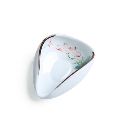 1 sztuka malowana herbata łyżka ceramiczne akcesoria zapasowe biznesowe Wysokiej jakości porcelanowe zastawa stołowa